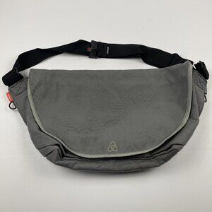 Rickshaw Zero Messenger Bag Bagworks Large Laptop Crossbody Canvas Gray